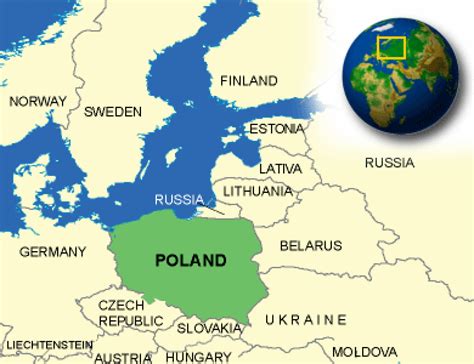 surrounding countries of poland